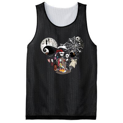 Head Nightmare Before Jack And Sally Halloween Oogie With Bash Mesh Reversible Basketball Jersey Tank