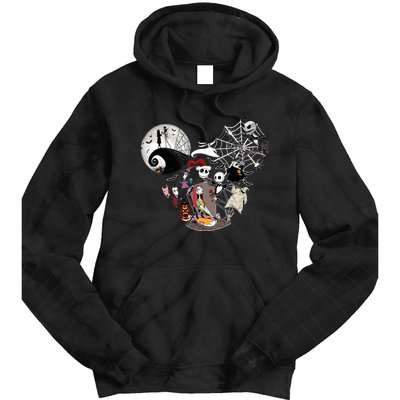 Head Nightmare Before Jack And Sally Halloween Oogie With Bash Tie Dye Hoodie