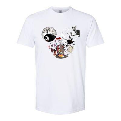 Head Nightmare Before Jack And Sally Halloween Oogie With Bash Softstyle CVC T-Shirt