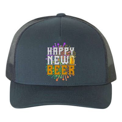 Happy New Beer New Year's Eve Beer Meaningful Gift Yupoong Adult 5-Panel Trucker Hat