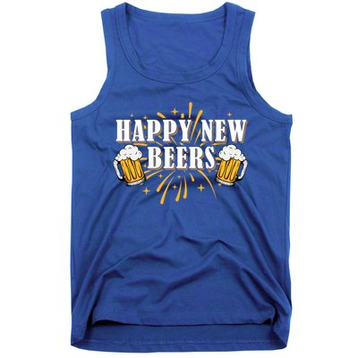 Happy New Beers Gift Holiday Season Beer Ing New Years Eve Gift Tank Top