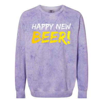 Happy New Beer! Have Some New Years Eve S! Beers! 2020 Funny Gift Colorblast Crewneck Sweatshirt