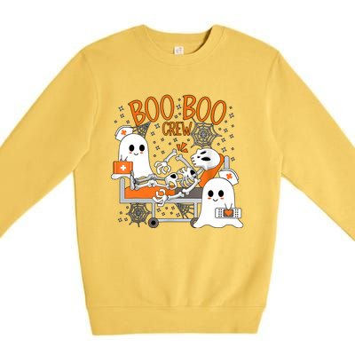 Halloween Nurse Boo Crew Premium Crewneck Sweatshirt