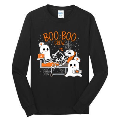 Halloween Nurse Boo Crew Tall Long Sleeve T-Shirt