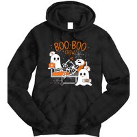 Halloween Nurse Boo Crew Tie Dye Hoodie