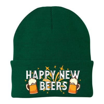 Happy New Beers New Year NYE Party Funny Knit Cap Winter Beanie