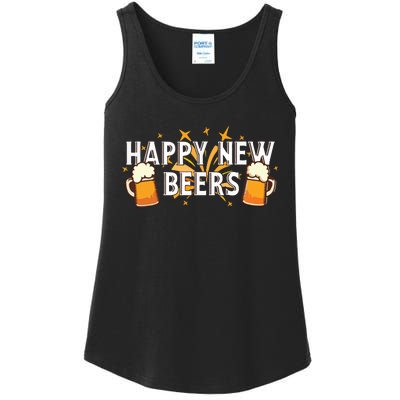 Happy New Beers New Year NYE Party Funny Ladies Essential Tank