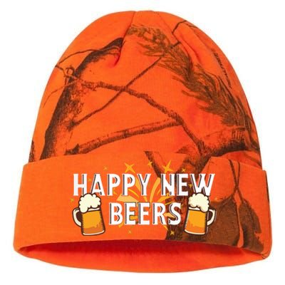 Happy New Beers New Year NYE Party Funny Kati Licensed 12" Camo Beanie