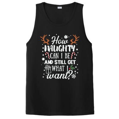 How Naughty Can I Be & Still Get What I Want Xmas PosiCharge Competitor Tank