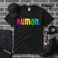 Human Neon Colorful Tall T-Shirt