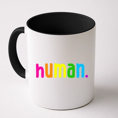 Human Neon Colorful Mug