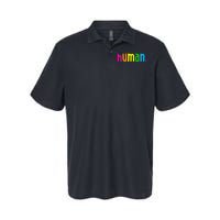 Human Neon Colorful Softstyle Adult Sport Polo