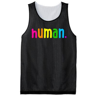 Human Neon Colorful Mesh Reversible Basketball Jersey Tank