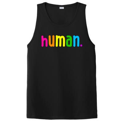 Human Neon Colorful PosiCharge Competitor Tank