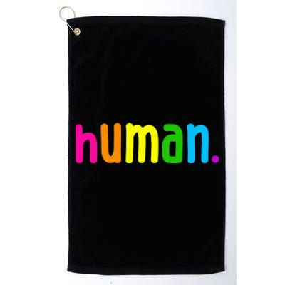 Human Neon Colorful Platinum Collection Golf Towel