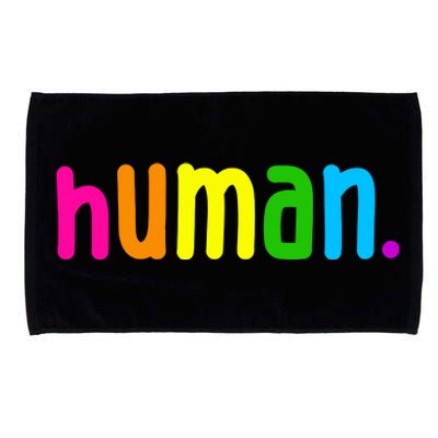 Human Neon Colorful Microfiber Hand Towel