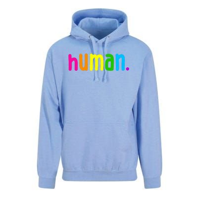 Human Neon Colorful Unisex Surf Hoodie