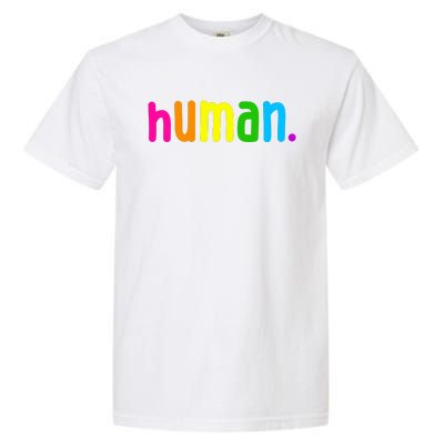 Human Neon Colorful Garment-Dyed Heavyweight T-Shirt