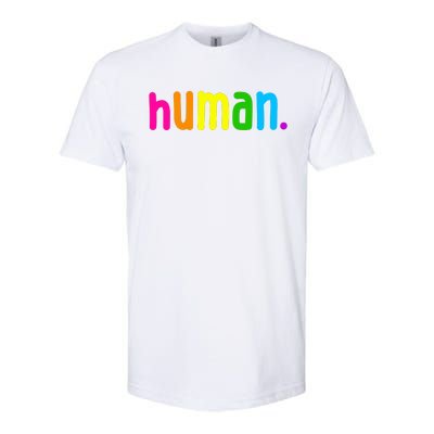 Human Neon Colorful Softstyle® CVC T-Shirt