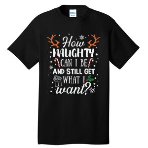 How Naughty Can I Be And Still Get What I Want Tall T-Shirt