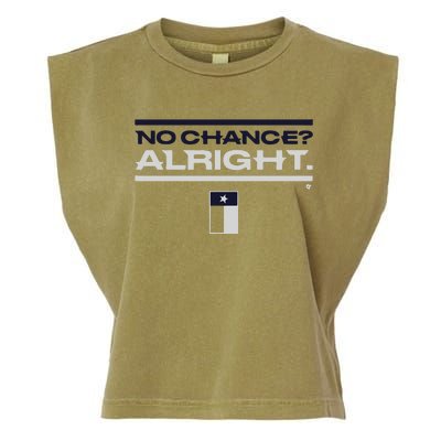 Houston No Chance Alright Garment-Dyed Women's Muscle Tee