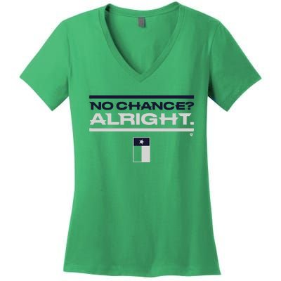 Houston No Chance Alright Women's V-Neck T-Shirt