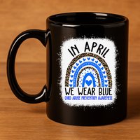 Hope National Child Abuse Prevention Month 11oz C Handle Ceramic Mug