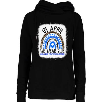 Hope National Child Abuse Prevention Month Womens Funnel Neck Pullover Hood