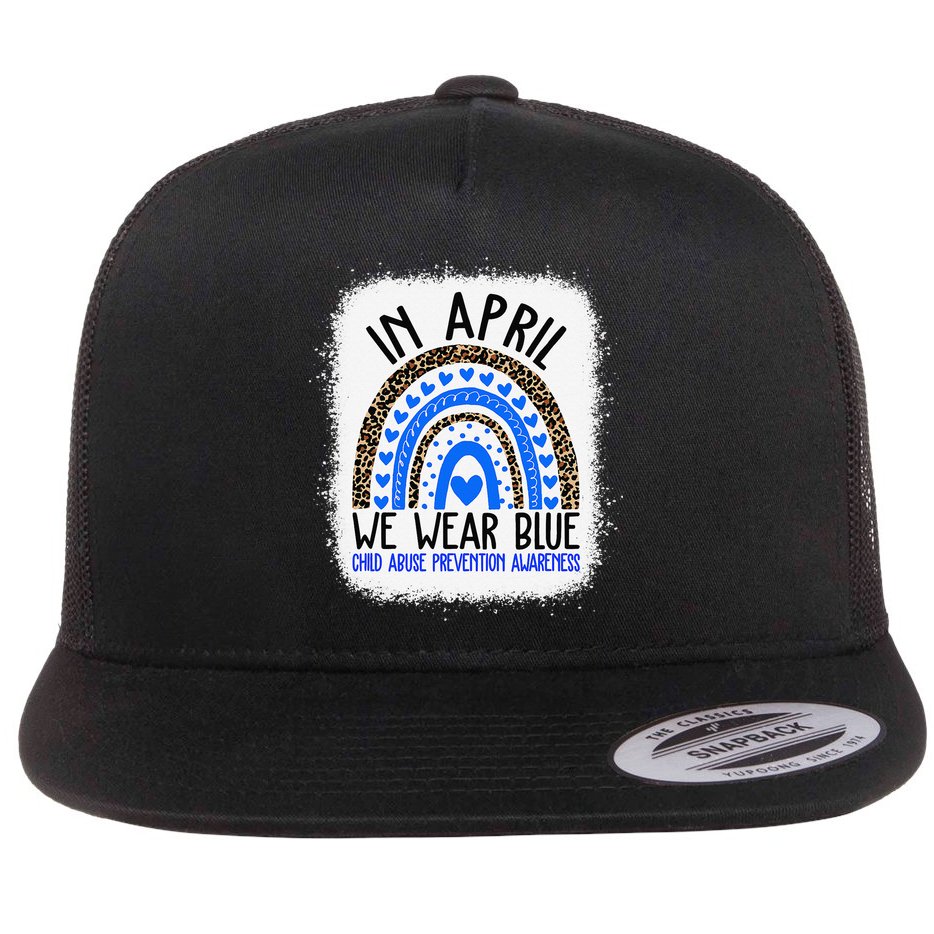 Hope National Child Abuse Prevention Month Flat Bill Trucker Hat