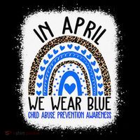 Hope National Child Abuse Prevention Month Short Acrylic Beanie