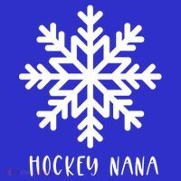 Hockey Nana Cute Winter Sports And Snow And Snowflake Gift Tall T-Shirt