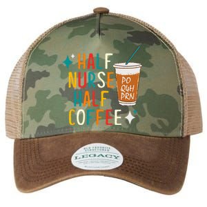 Half Nurse Coffee Nurse Gifts Nurse Week Gifts Funny Nurse Legacy Tie Dye Trucker Hat