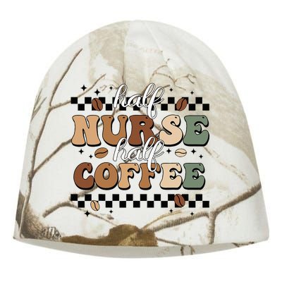 Half Nurse Coffee Nurse Gifts Nurse Week Gifts Funny Nurse Kati - Camo Knit Beanie