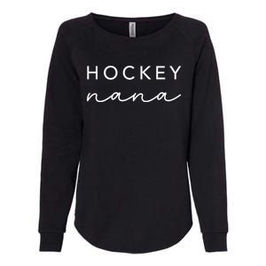 Hockey Nana Cute Trendy Hockey Grandma Gift Womens California Wash Sweatshirt