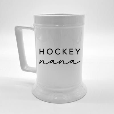 Hockey Nana Cute Trendy Hockey Grandma Gift Beer Stein