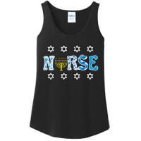 Hanukkah Nurse Chanukah  Jewish RN ER ICU  Ladies Essential Tank