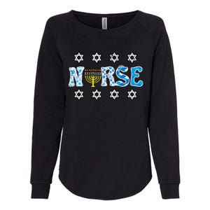 Hanukkah Nurse Chanukah  Jewish RN ER ICU  Womens California Wash Sweatshirt