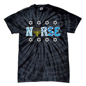 Hanukkah Nurse Chanukah  Jewish RN ER ICU  Tie-Dye T-Shirt