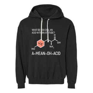 Humor Nerdy Chemistry T Gifts Amino Acid For Women Men Garment-Dyed Fleece Hoodie