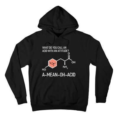 Humor Nerdy Chemistry T Gifts Amino Acid For Women Men Hoodie