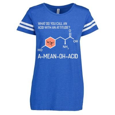 Humor Nerdy Chemistry T Gifts Amino Acid For Women Men Enza Ladies Jersey Football T-Shirt