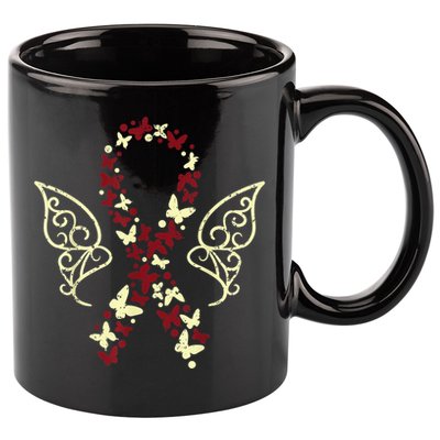 Head Neck Cancer Support Head And Neck Cancer Awareness 11oz C Handle Ceramic Mug