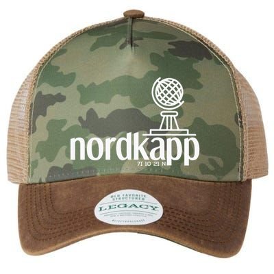 Historical North Cape Norway Scandinavia Design Legacy Tie Dye Trucker Hat