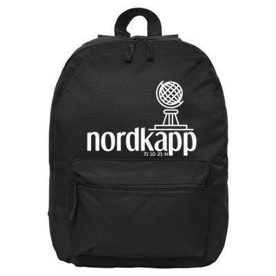 Historical North Cape Norway Scandinavia Design 16 in Basic Backpack