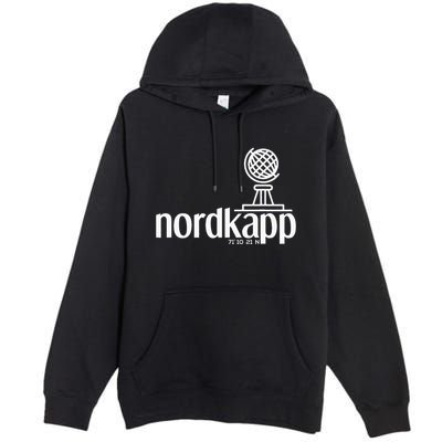 Historical North Cape Norway Scandinavia Design Premium Pullover Hoodie