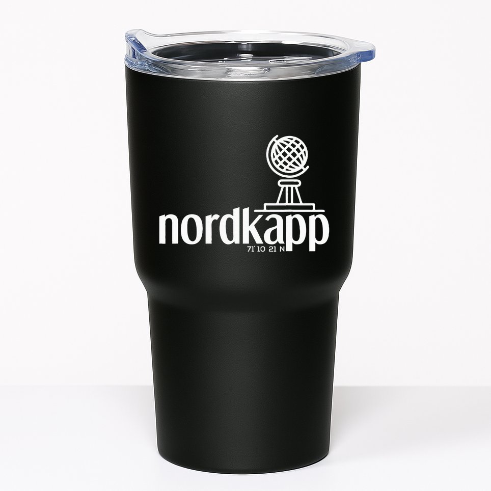 Historical North Cape Norway Scandinavia Design Tumbler