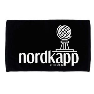 Historical North Cape Norway Scandinavia Design Microfiber Hand Towel