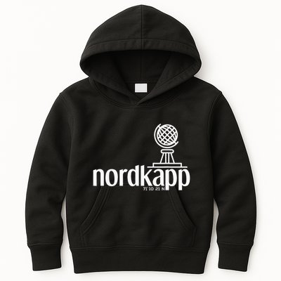 Historical North Cape Norway Scandinavia Design Kids Hoodie