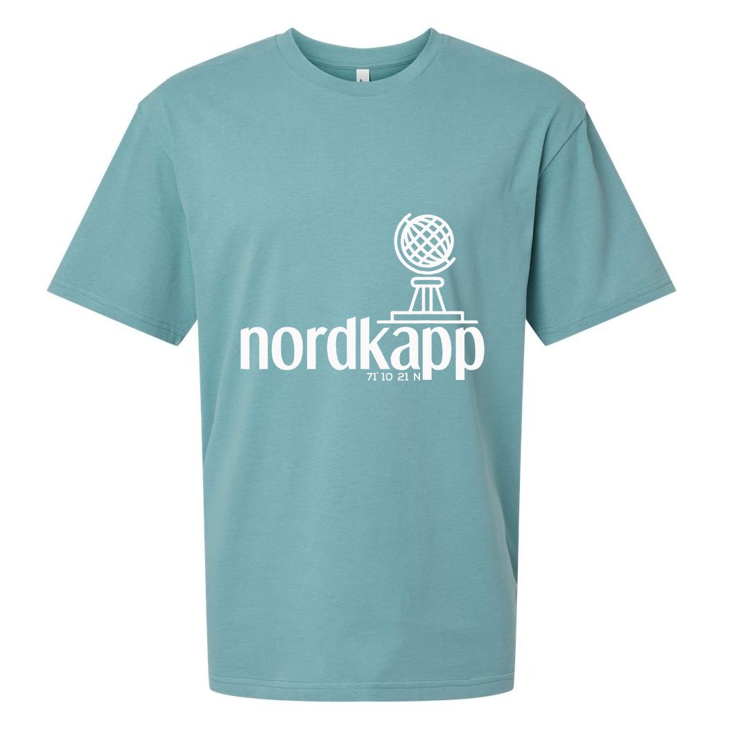 Historical North Cape Norway Scandinavia Design Sueded Cloud Jersey T-Shirt