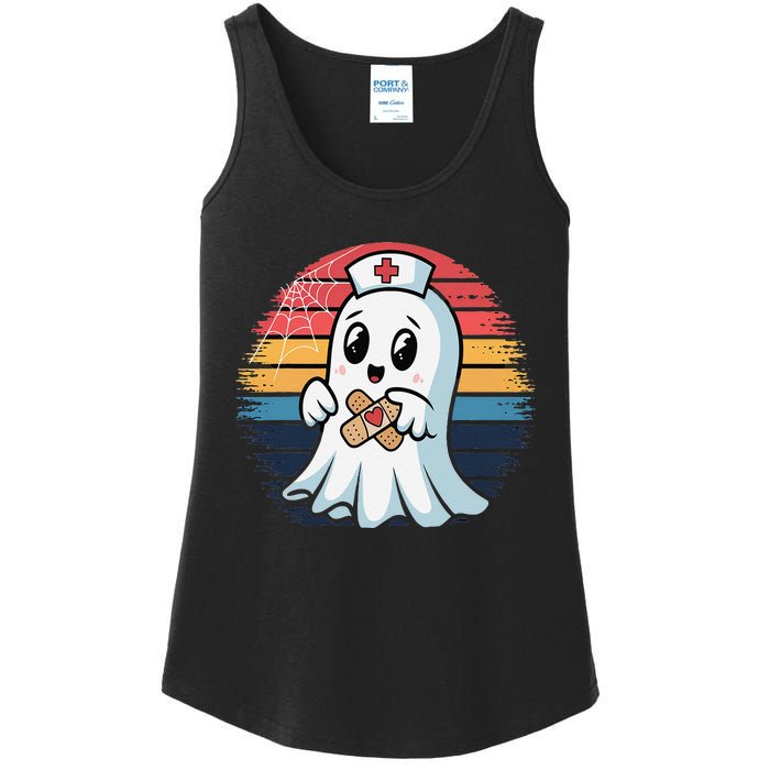 Halloween Nurse Crew Hospital First Aid Nursing Ladies Essential Tank